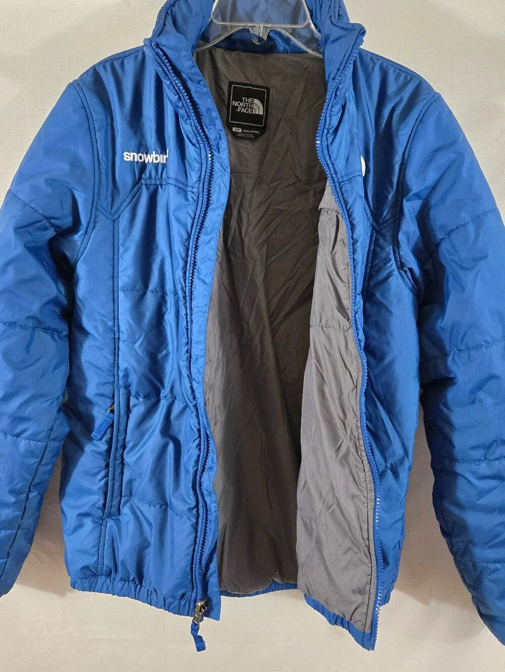 The North Face Men's Blue Snowbird Puffer Jacket Size Small